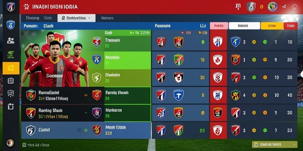 Peringkat kompetisi yang menunjukkan skor terbaik pemain.