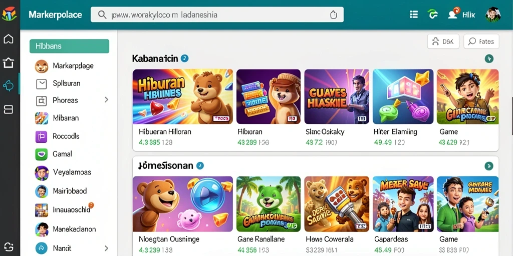 Pengaturan yang mudah untuk bermain dengan teman.