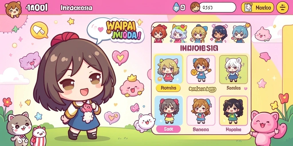 Screenshot hadiah menarik dari permainan.