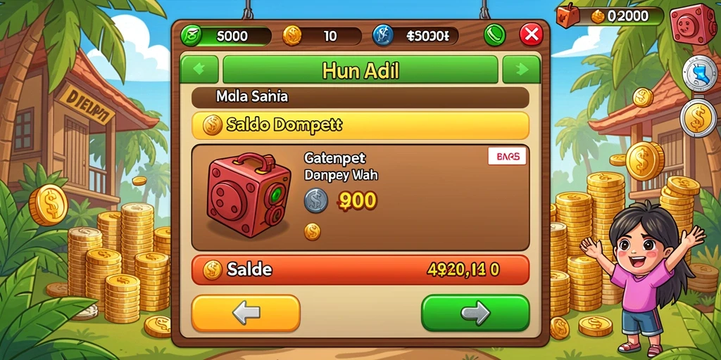 Karakter unik siap untuk bertempur.